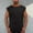 Black, variant on Tank Tops Men Qiggri Men Leisure Versatile Loose And Comfortable Solid Color Thin Style Sleeveless T-shirt Sleeveless Shirts For Men