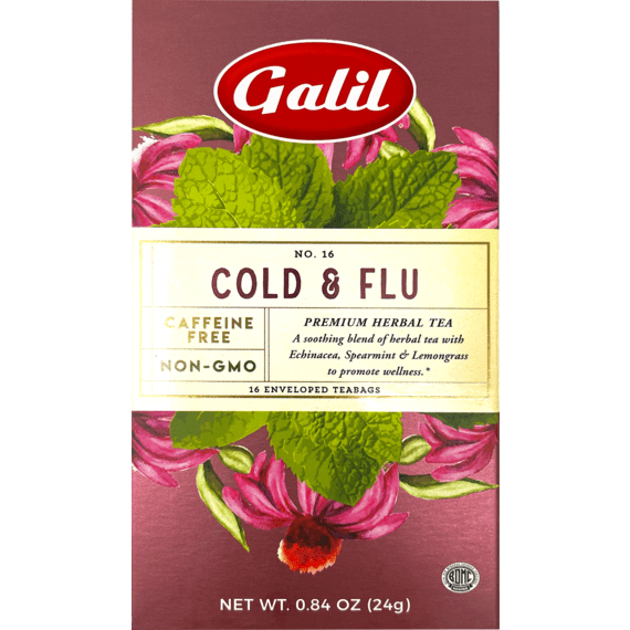 Cold and Flu Herbal Tea 16' Tea Bags 0.84 oz Galil
