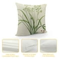 thumbnail image 4 of COMIO  Flower Trow Pillow Covers  Spring Wildflower Decorative Pillow Covers Farmhouse Sage Green Plant Floral Rustic Cushion Cases for Outdoor Couch Sofa Home Decor, 4 of 5