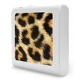 thumbnail image 6 of Plug in Dimmable LED Night Light with Dusk to Dawn Auto Sensor, Adjustable Brightness, Warm Light, Auto On/Off Nightlight for Bathroom, Hallway, Nursery, Bedrooms - Faux Leopard Fur, 6 of 7