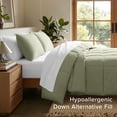 thumbnail image 4 of Bare Home Down Alternative Comforter Set - 2-Pieces - All Seasons - Twin/Twin-XL, Sage, 4 of 10