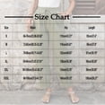 thumbnail image 3 of Miluxas Elastic Waistband Wide Leg Pants for Women Solid Loose Fit Tapered Trousers with Pockets Streetwear & Beachwear Navy, 3 of 9