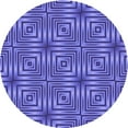 thumbnail image 1 of Ahgly Company Machine Washable Indoor Square Transitional Purple Mimosa Purple Area Rugs, 3' Square, 1 of 7