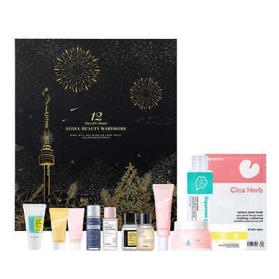 Seoul Wardrobe 12 Days of K Beauty Skincare Advent Calendar - Walmart.com