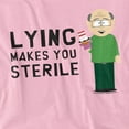 thumbnail image 2 of South Park Lying Makes You Sterile Women's T Shirt,Pink, Medium, 2 of 6
