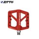 thumbnail image 4 of Greeniant ZTTO 1 par de pedales planos de nailon para bicicleta, 24 picos intercambiables, pedales de bicicleta de montaña antideslizantes, Ciclismo Rojo, 4 of 6