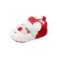 thumbnail image 6 of Douhoow Unisex Infant Santa Claus Shoes Baby Christmas Crib Slippers Anti-Slip Soft Sole, 6 of 8