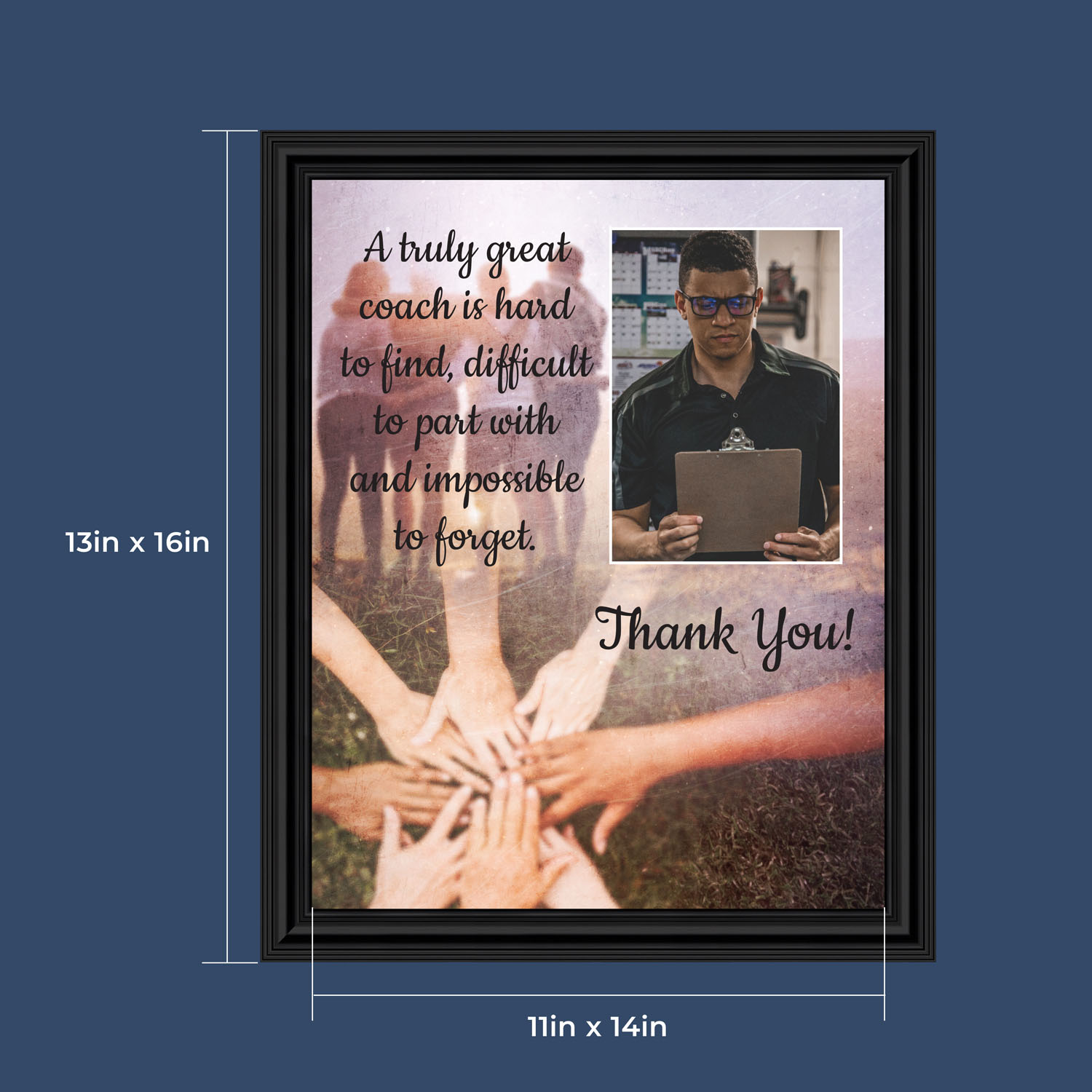 Coach Picture Frame, Coach Thank You Gift for Men or Women, Coaches Gifts  for Basketball Coach, Volleyball Coach, Football Coach or Cheer Coach, Team  Coach Gift for Baseball or Softball, 5026B