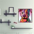 thumbnail image 2 of Cuadros Decorativos 5D bricolaje completo taladro cuadrado diamante pintura color perro punto de cruz bordado JShteea Nuevos Originales, 2 of 6