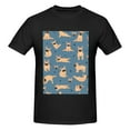 thumbnail image 4 of Bingfone French Bulldog Yoga Men'S Loose Fit Short-Sleeve Pocket T-Shirt, 4 of 7