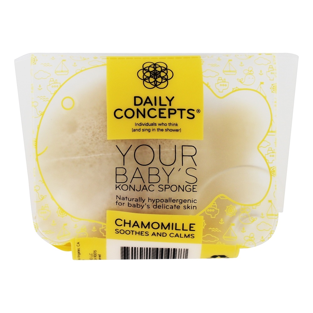 Daily Concepts - Your Baby's Konjac Sponge Chamomile - 1 Count - image 2 of 3