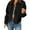 Black(Extended ), variant on Coorders Women's Corduroy Cropped Jacket with Pockets, Lightweight Women's Casual Bottom Down Jackets Shackets Coats ,Women's Plus Black,Size M