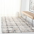 thumbnail image 3 of Safavieh  Fontana Shag Bekin Modern Check 2-inch Thick Rug 9' x 12' 9' x 12' Indoor Living Room, Bedroom, Dining Room Rectangle, 3 of 8