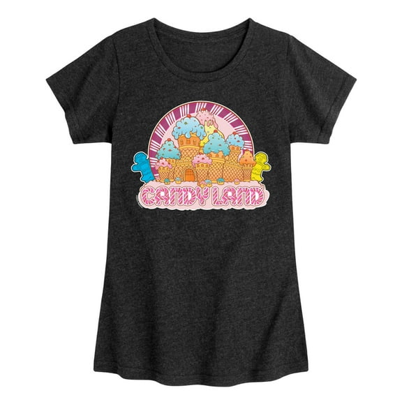 Candy Land - Castle - Girls Fitted Short Sleeve T-Shirt