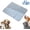 Light Blue, variant on ChillPaws Cooling Mat for Dogs, Washable Non-Gel Pet Cooling Pad, Soft Foldable Summer Cool Mat with Non-Slip Bottom for Bed, Crate, Sofa, Indoor and Outdoor Use
