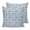 LightSteelBlue White, variant on Beige White Leaves 18x18 Pillow Covers Set of 2, Spring Pastoral Rustic Botanical Throw Pillow Covers Decorative Couch Cushion Case, Microfiber Square Pillowcases for Bedroom Car Living Room