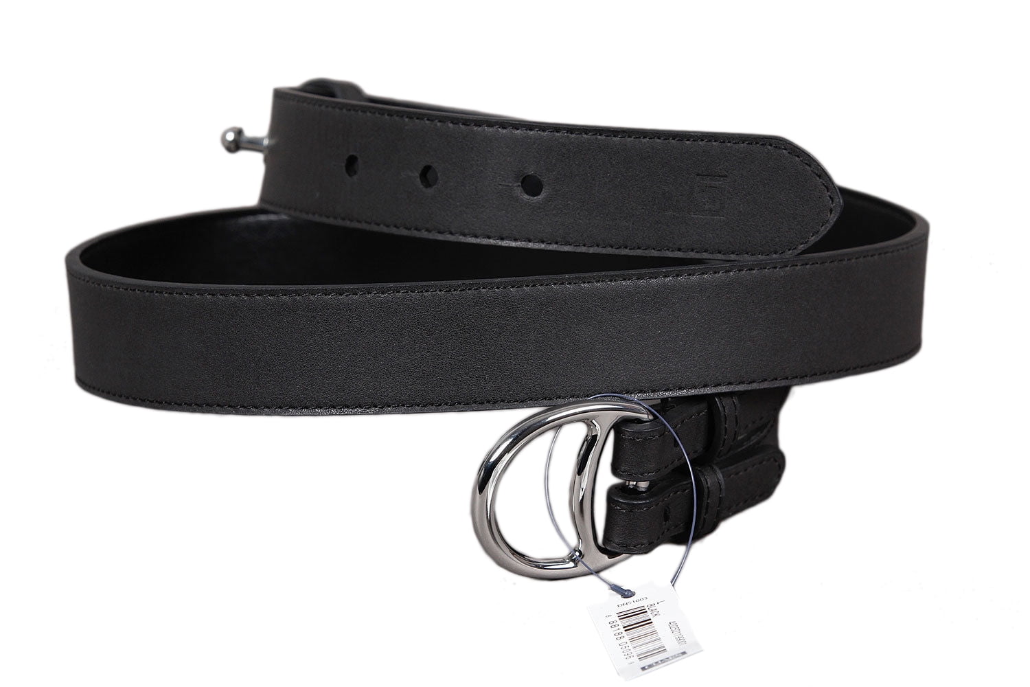 Chaps Women's Faux Leather Front Prong Buckle Belt