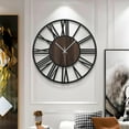thumbnail image 3 of Mee 2ou Wall Clock - 24 Inch Wall Clocks for Living Room Decor - Battery Operated Wall Clock for Bedroom Kitchen - Nearly Silent Wall Clock Non Ticking - Unique Elegant Design for Home Décor, 3 of 8