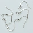 thumbnail image 4 of 10 pares de ganchos / fornituras / para aretes de y - aretes de gancho de pescado / aros / alambre para oreja para joy, 4 of 8