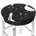 thumbnail image 3 of Disketp Fashionable Goose Stool Covers Round, Super Soft Round Bar Stool Cushion Covers Seat Cushion - 14 Inch, 3 of 7