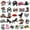 26pcs cowboy, variant on Shoe Charms Cute New Style Cute Shoe Ornaments - Shoe Decoration Charms for Holiday Gifts for Boys and Girls - PVC Waterproof Plastic