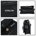 thumbnail image 5 of Crossbody Bags for Women - Real Leather Multi Pocket Travel Purse and Sling Bag (Shadow), 5 of 7