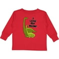 thumbnail image 3 of Inktastic I Love my Mom with Baby and Mommy Brontosaurus Boys or Girls Long Sleeve Toddler T-Shirt, 3 of 5