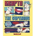 thumbnail image 2 of Junior's DC League of Super-Pets Krypto the Superdog Comic  Racerback Tank Top Banana Large, 2 of 4