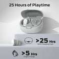 thumbnail image 3 of Monster Bluetooth Earbuds, True Wireless Earbuds with Clear Talk, Bluetooth 5.4 Earphones Headphones Built-in Mic, Touch Control, Comfortable Fit, Type-C Charging, 25H Playback, White, 3 of 7