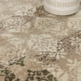 thumbnail image 2 of BNM Mystique Modern Damask Indoor Area Rug, 5' x 8', Beige, 2 of 7