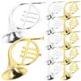 thumbnail image 3 of 12pcs Simulé Corne Ornement Diy Mini Instrument Corne Modèle Instrument de Musique Suspendu Décor, 3 of 7