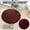 Red wine, variant on Carpet Clearance Home Decor Soft Bath Bedroom Non-Slip Floor Shower Rug Yoga Plush Round Mat Grass Green
