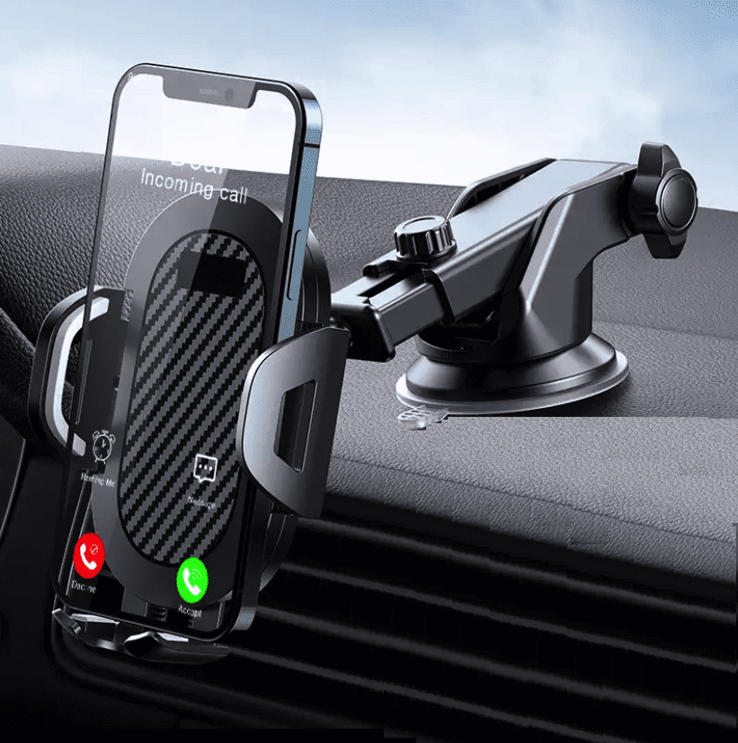 Fast Track USA Car Phone Mount Holder Adjustable Long Neck Adaptable Cradle for Windshield Dashboard