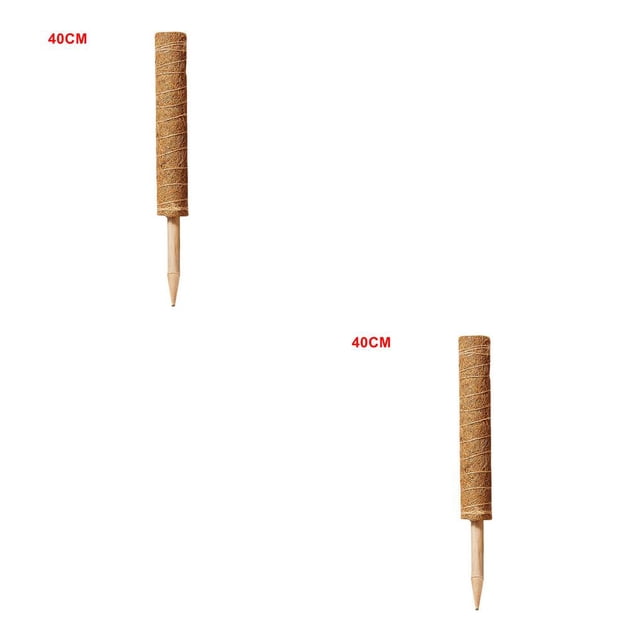 Injueey Palo de extensión para macetas de enredadera de soporte para plantas de poste trepador para interiores y exteriores, 40 cm 40CM 2piezas Injueey CBP087906