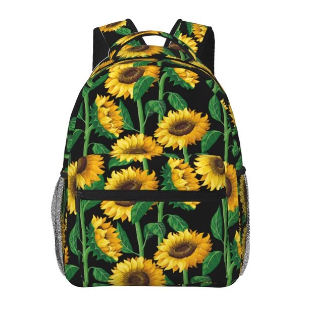 Disketp Sunflower 1 Mochila Estampada para Hombre y Mujer – Mochila Ligera Clásica con Múltiples Bolsillos para Universidad, Trabajo y Viajes-One Size