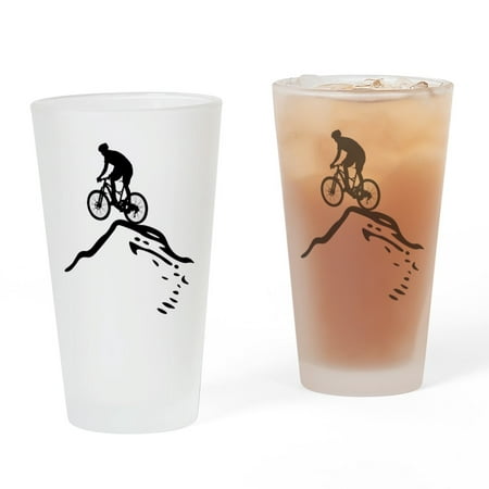 CafePress - Mountain Bike - Pint Glass, Drinking Glass, 16 oz. CafePress