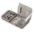 thumbnail image 3 of YAOMOBB Pill Dispenser Large Capacity Splitter Storage Box Food Grade Transparent 3 in 1 Crusher Container (Tablet Storage), 3 of 7