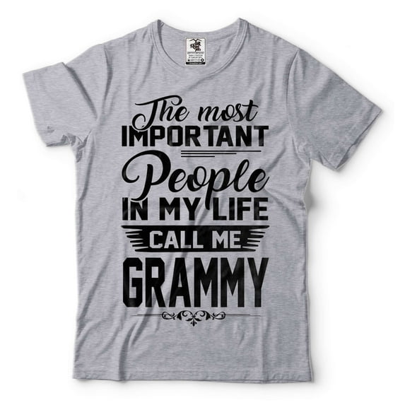Grammy Shirt People Call Me Grammy Tee Grandma Shirt Grandma Gift Grandmother Shirt Grandmother Gift (X-Large Grey)
