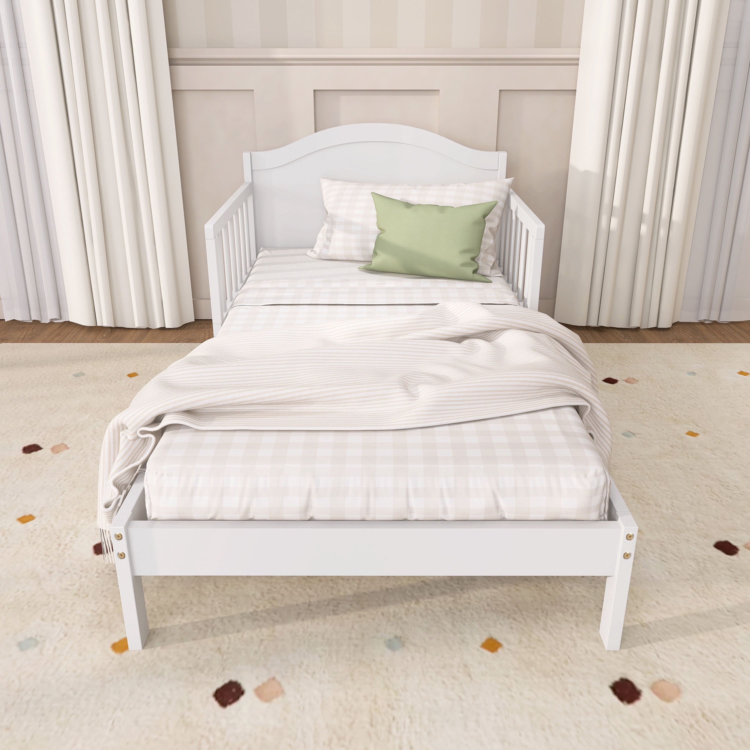 Dream on Me Sydney Toddler Bed, White