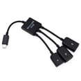 thumbnail image 1 of Micro USB Android OTG Cable de datos HUB con fuente de alimentación, 1 of 7