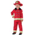 thumbnail image 1 of Juego de rol Costume Seasons Fireman, rojo, tallas 2T-4T para niños, 1 of 7