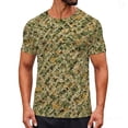 thumbnail image 2 of PNTUTB Summer Men's and Women's Fashion Camouflage Casual Short Sleeve Crew Neck Loose Comfortable Pullover Tops, 2 of 6