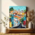thumbnail image 6 of Colorful Mexican Town Canvas Painting/Wall Art Perfect for Living Room Bedroom Kitchen Office and Hallway Decoration., 6 of 8