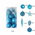 thumbnail image 2 of Xihbxyly Juego de Adornos para Árbol de Navidad, Elegante Diseño con Perlas, Combinación de Colores Azul, Dorado, Rojo y Morado, Fácil de Colgar, Decoración Versátil, Ambiente Festivo, 20 Piezas, Tam, 2 of 6