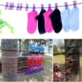 thumbnail image 3 of Portable Clothesline Elastic Adjustable Clothesline with 12pcs, 3 of 5