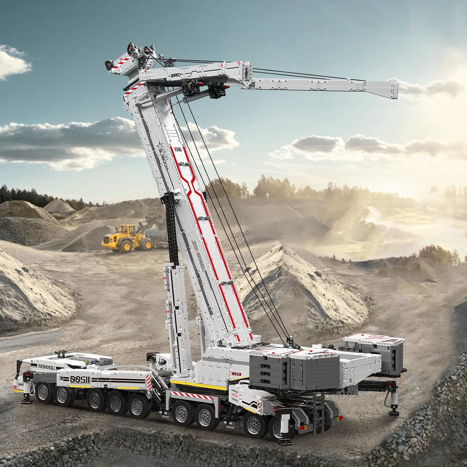 Mould King 17007 LTM11200 Technology Crane Building Set Heavy Crane Truck Building Block Kits