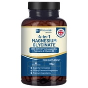 4-in1 Magnesium Glycinate with KSM-66 Ashwagandha Turmeric & Vitamin B6