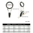 thumbnail image 5 of Adjustable Fishing Rod Guides Foldable Stainless Steel Guides Top Rings, 5 of 11