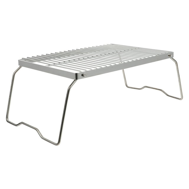 OUNONA Portable Barbecue Rack Folding BBQ Grill with Simple 1Pack