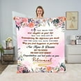 thumbnail image 1 of LHSHID Retirement Gifts for Women Retirement Blanket Happy Retirement Retirement Gifts for Retired Coworker Teacher Nurse Suitable for All Season 50x60in, 1 of 6